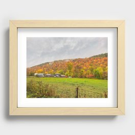 Berkshires Foliage Recessed Framed Print