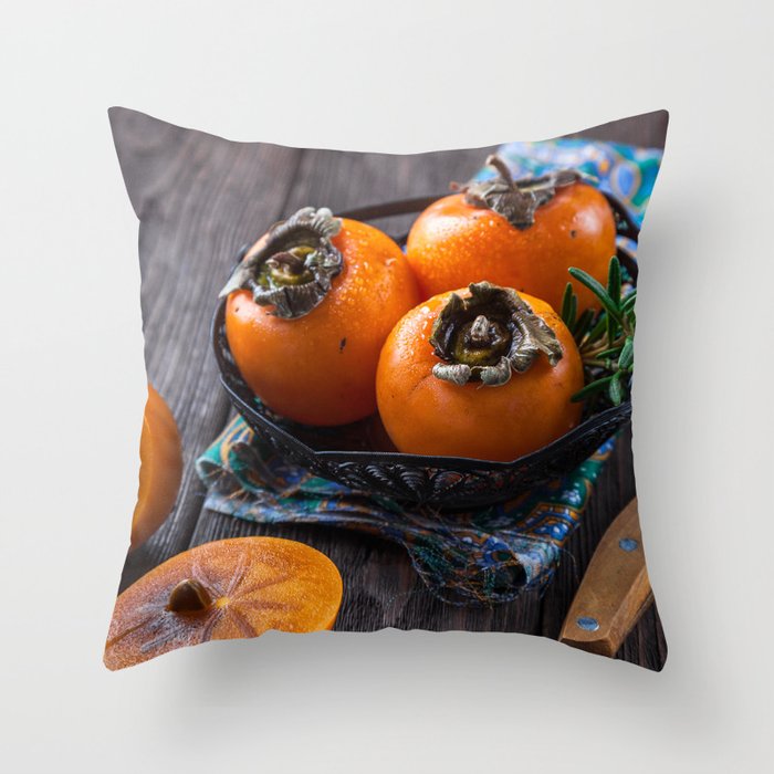 Persimmon throw pillows clearance