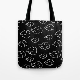 Akatsuki Cloud Black & White Tote Bag