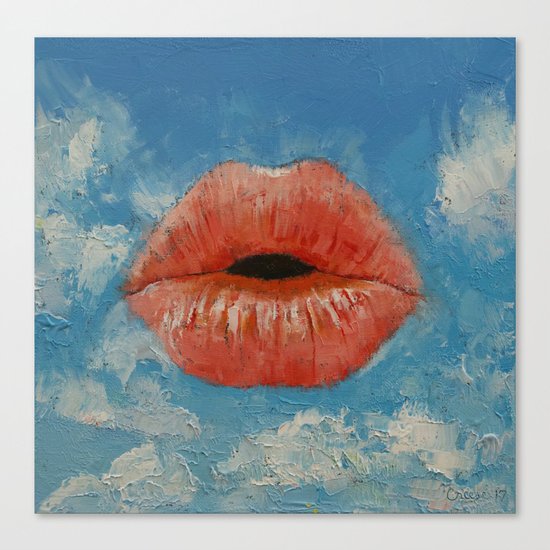 Kiss Canvas Print
