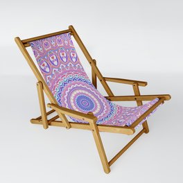 intricate boho mandala Sling Chair