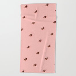 Coolroaches (Pink) Beach Towel
