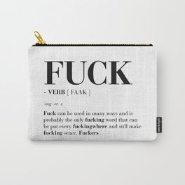 FUCK Carry-All Pouch