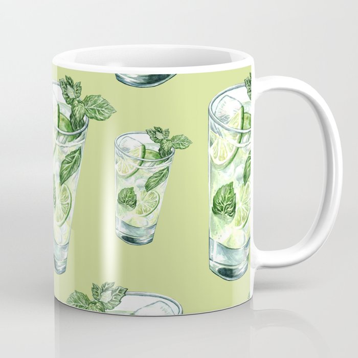 Mojito Watercolour Cocktail Coffee Mug