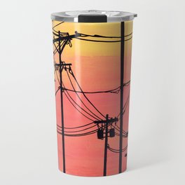 Industry poles sunset Travel Mug