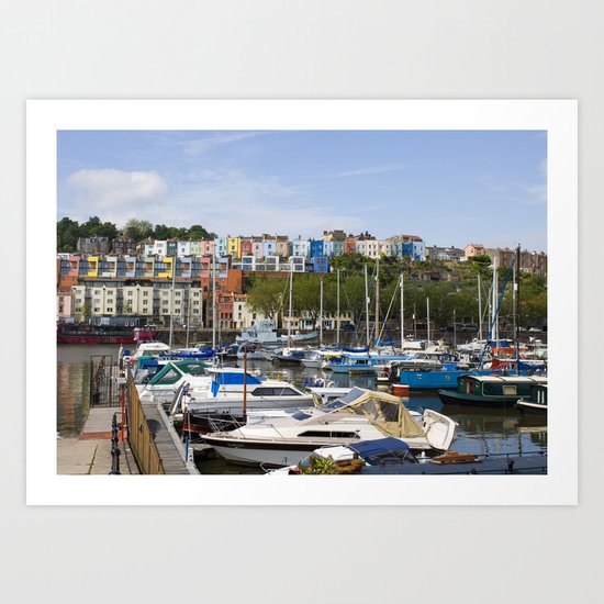 Bristol Docks Art Print