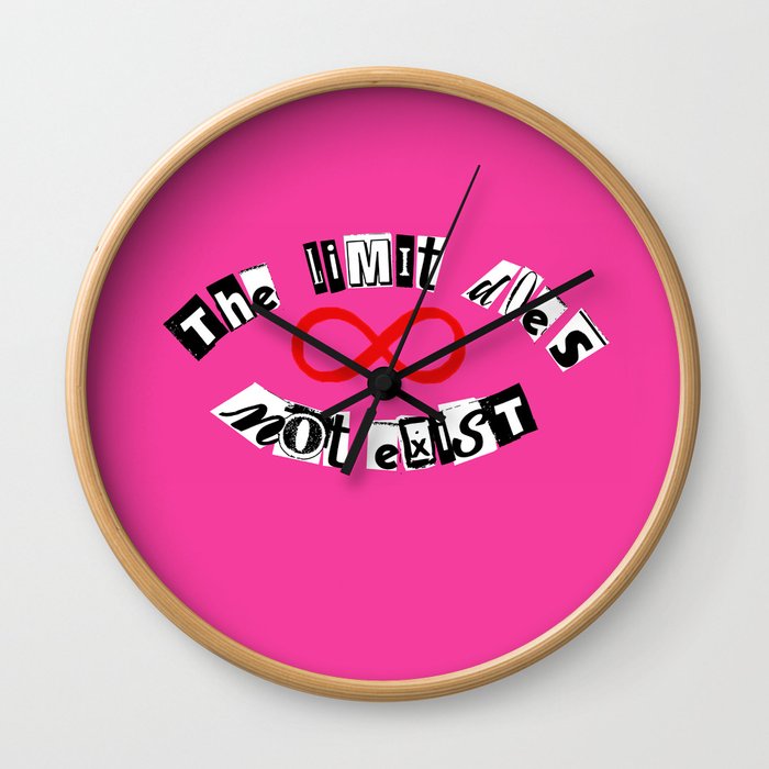 The Limit Does Not Exist - "Mean Girls" Burn Book Inspired Wall Clock
