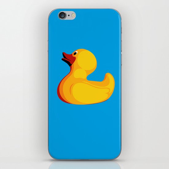 pop art duck iPhone & iPod Skin