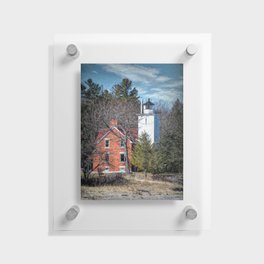40 Mile Pt. Lighthouse Floating Acrylic Print