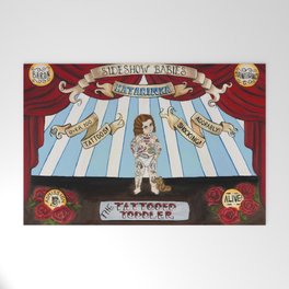 Tattooed Baby - Carnival Sideshow - Circus Welcome Mat