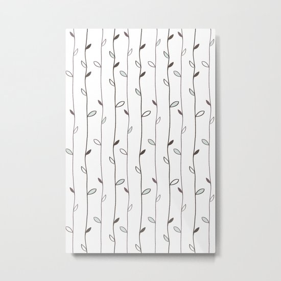 Spring Pattern Metal Print
