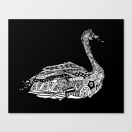 Dragon Swan Canvas Print
