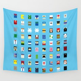 Minimalism beloved Videogame Characters Wall Tapestry