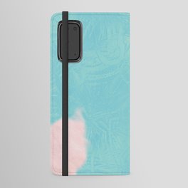 Light turquoise blue Android Wallet Case