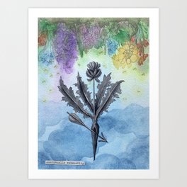 Continually Exhausting Art Print