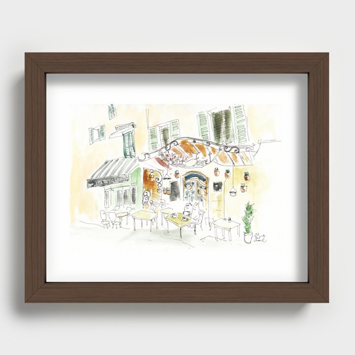 Provence Recessed Framed Print