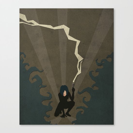 Paper Heroes - Selene Canvas Print