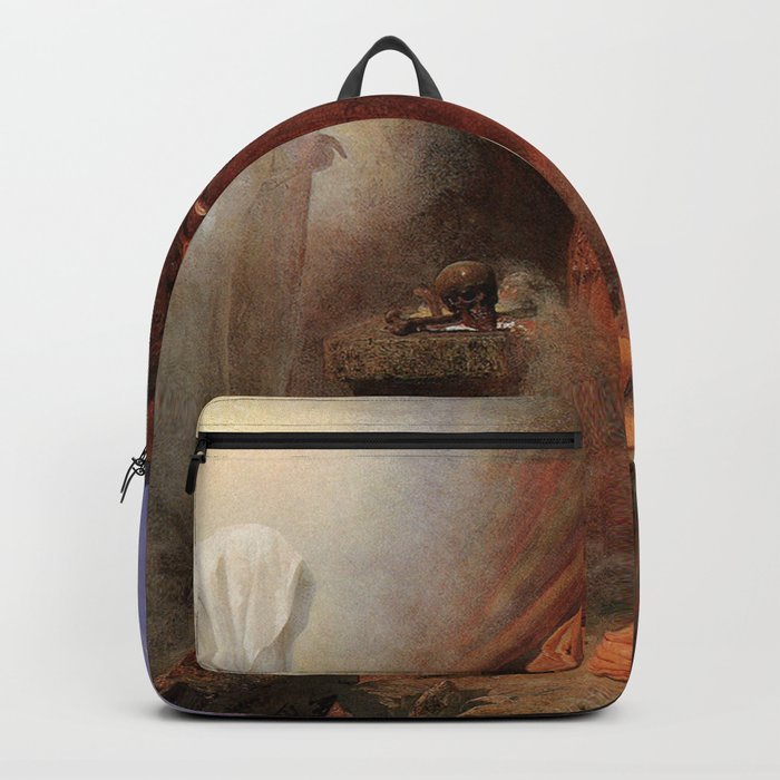  Saul And The Witch Of Endor - Edward Henry Сorbould Backpack