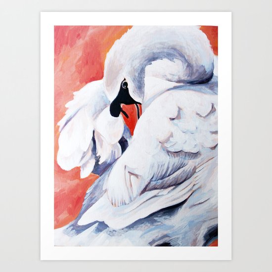 Swan Art Print