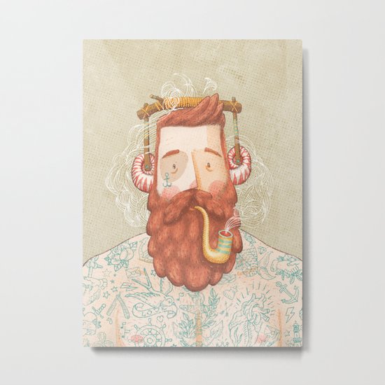 Music Metal Print