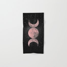 Pink Moon Symbol Hand & Bath Towel