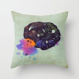 Cosmic Chip Cookie  Throw Pillow