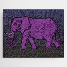 Purple Elephant 340 Jigsaw Puzzle