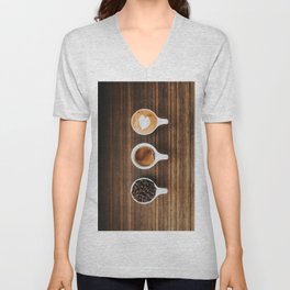 Delicious Coffee V Neck T Shirt