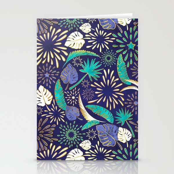 Tropical fireworks Stationery Cards
