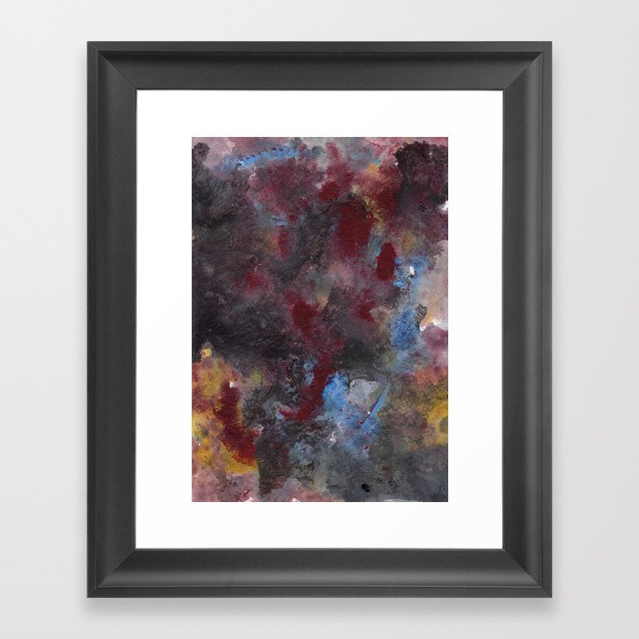 Cherry Psychedelic Framed Art Print