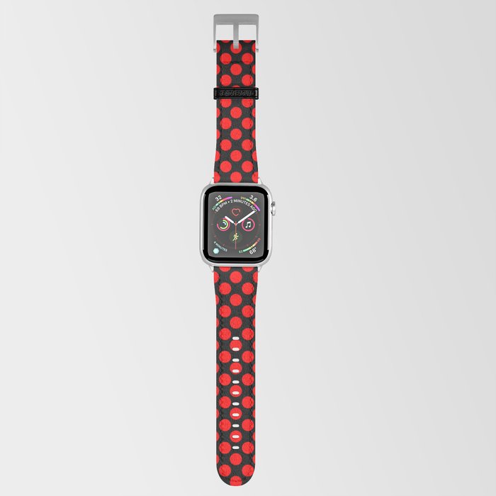 Purely Red - polka 1 Apple Watch Band