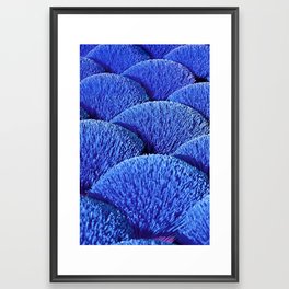 Blue Asian Impression Framed Art Print