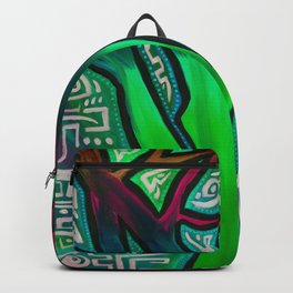 Tree of Life - Neon Green Backpack