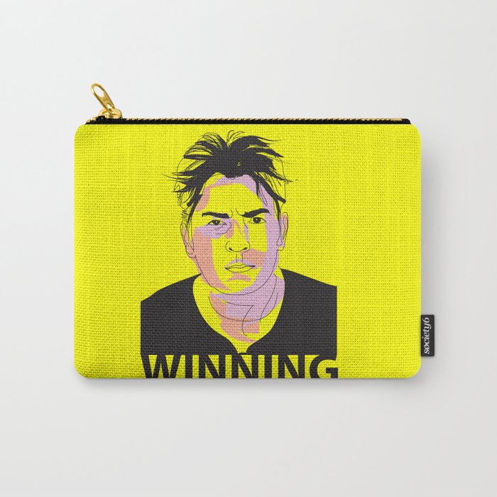 Charlie Sheen Winning_Ink Carry-All Pouch
