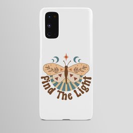 Find the light moth cottagecore design Android Case