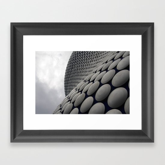 Wall Of Disks Framed Art Print