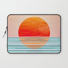 Minimalist Sunset III / Abstract Landscape Laptop Sleeve
