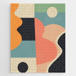 Colorful Geometric Abstract Art 9 Jigsaw Puzzle