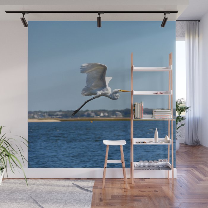 Flying Seagull Wall Mural