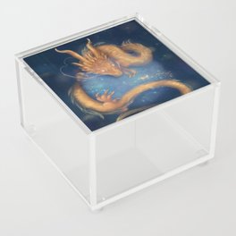 Golden Embrace Acrylic Box