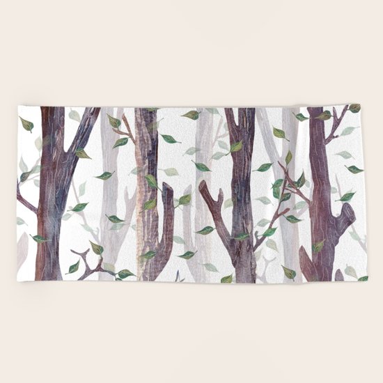 Forest 4 Beach Towel