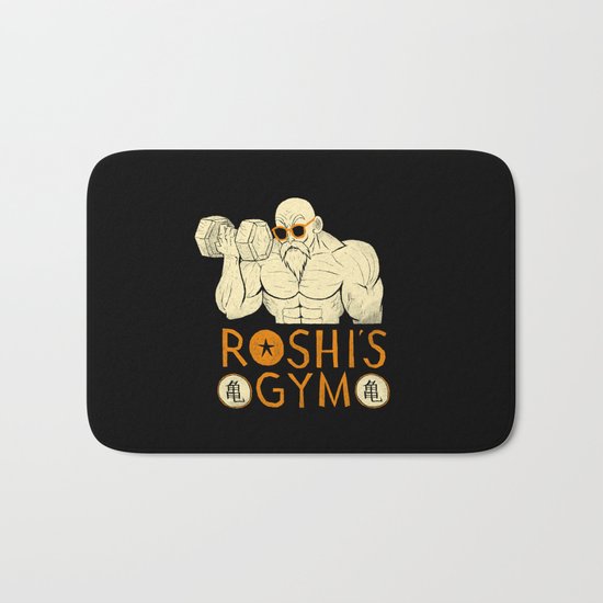 roshi's gym Bath Mat