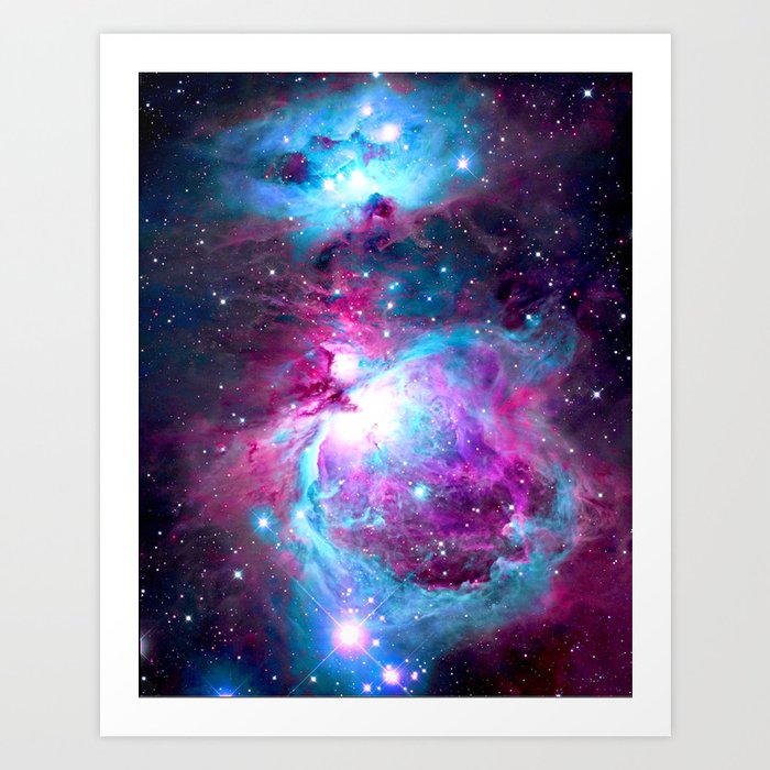 Orion Nebula Bright Unicorn Art Print
