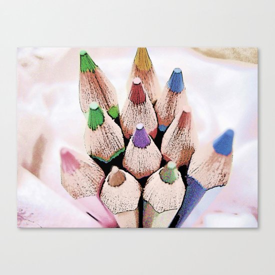 colouring time Canvas Print