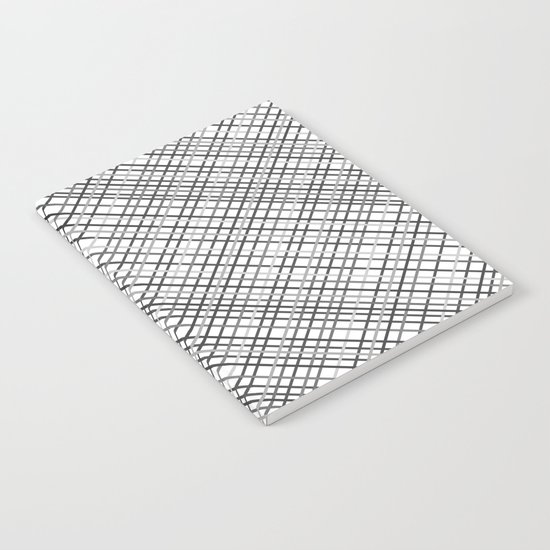 Weave 45 Black and White Notebook