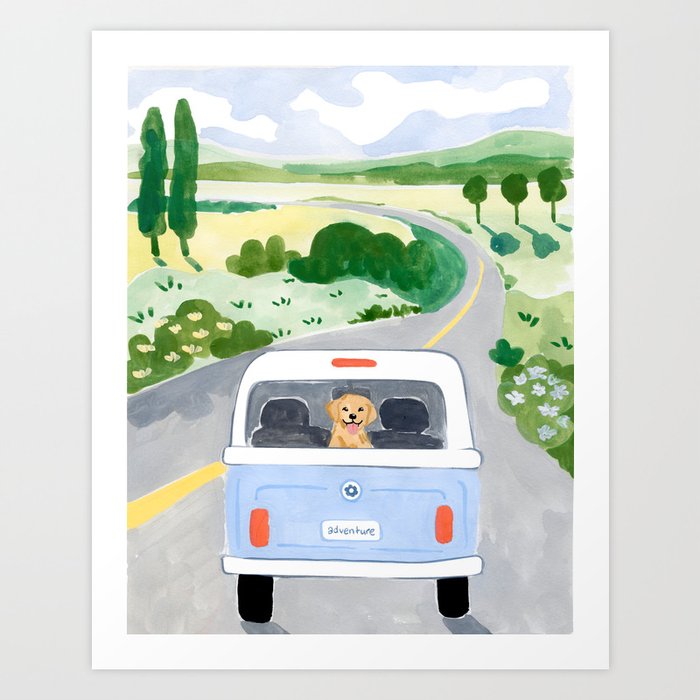 Road Trip II Art Print