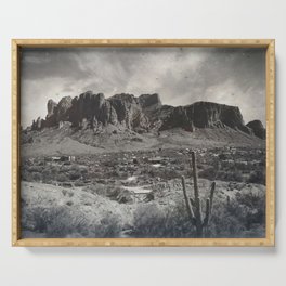 Superstition Mountain - Arizona Desert Serving Tray