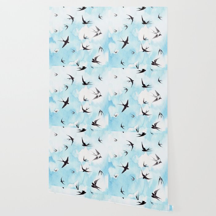 Swallows Wallpaper By Nadja1 Society6