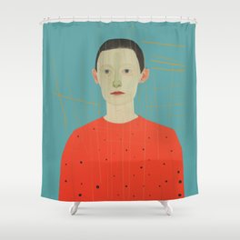 David No.2 Shower Curtain