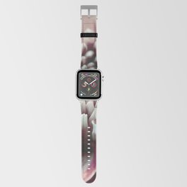 Violet Purple And White Dahlia Flower Macro Apple Watch Band